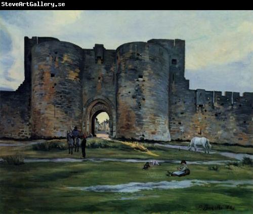 Frederic Bazille Queens Gate at Aigues-Mortes